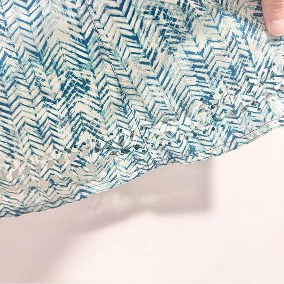 Toad&Co Blue and White Mini Dress - Picture 3 of 7